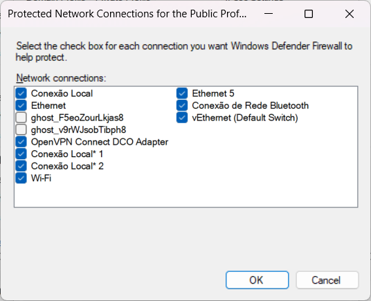 Protected Network Connections